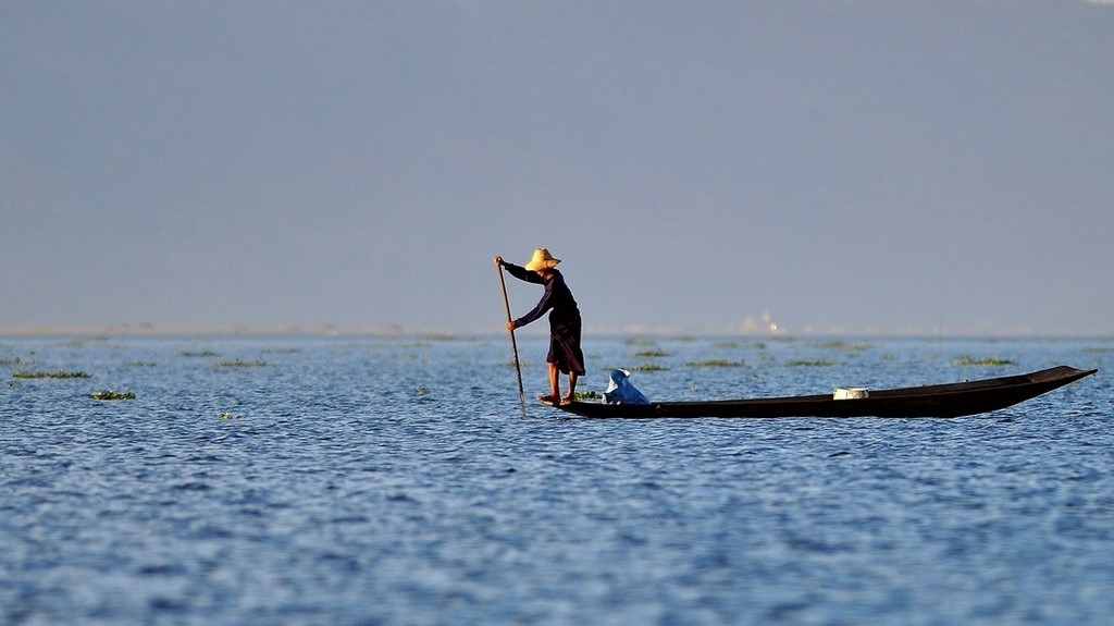 lac Inlé, inle Lake, Myanmar